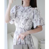 【mily bilet】爽やかで優雅な大人フェミニン。肩開きリボン２WAY花柄バ… | Classical Elf  | 詳細画像11 