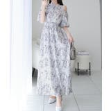 【mily bilet】爽やかで優雅な大人フェミニン。肩開きリボン２WAY花柄バ… | Classical Elf  | 詳細画像12 