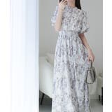 【mily bilet】爽やかで優雅な大人フェミニン。肩開きリボン２WAY花柄バ… | Classical Elf  | 詳細画像13 