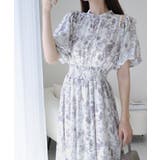 【mily bilet】爽やかで優雅な大人フェミニン。肩開きリボン２WAY花柄バ… | Classical Elf  | 詳細画像15 