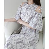 【mily bilet】爽やかで優雅な大人フェミニン。肩開きリボン２WAY花柄バ… | Classical Elf  | 詳細画像17 