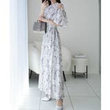 【mily bilet】爽やかで優雅な大人フェミニン。肩開きリボン２WAY花柄バ… | Classical Elf  | 詳細画像18 