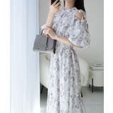 【mily bilet】爽やかで優雅な大人フェミニン。肩開きリボン２WAY花柄バ… | Classical Elf  | 詳細画像19 