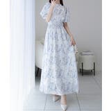 【mily bilet】爽やかで優雅な大人フェミニン。肩開きリボン２WAY花柄バ… | Classical Elf  | 詳細画像2 