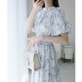 【mily bilet】爽やかで優雅な大人フェミニン。肩開きリボン２WAY花柄バ… | Classical Elf  | 詳細画像3 