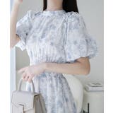 【mily bilet】爽やかで優雅な大人フェミニン。肩開きリボン２WAY花柄バ… | Classical Elf  | 詳細画像4 