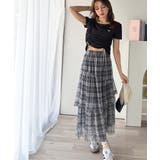 【mily bilet】大人可愛いエアリーな存在感。アシンメトリーフリルチェック… | Classical Elf  | 詳細画像18 