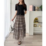 【mily bilet】大人可愛いエアリーな存在感。アシンメトリーフリルチェック… | Classical Elf  | 詳細画像31 