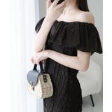 【mily bilet】甘さと気品を一枚に。ビッグオーガンジーケープ付きオフショ… | Classical Elf  | 詳細画像11 