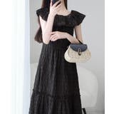 【mily bilet】甘さと気品を一枚に。ビッグオーガンジーケープ付きオフショ… | Classical Elf  | 詳細画像12 