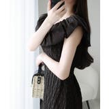 【mily bilet】甘さと気品を一枚に。ビッグオーガンジーケープ付きオフショ… | Classical Elf  | 詳細画像14 