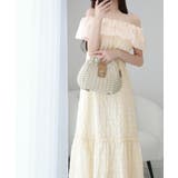 【mily bilet】甘さと気品を一枚に。ビッグオーガンジーケープ付きオフショ… | Classical Elf  | 詳細画像6 