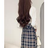 愛され要素がぎゅっと盛り♪シャツ襟チェックアシメフリルドッキングロングワンピース… | Classical Elf  | 詳細画像15 