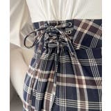 愛され要素がぎゅっと盛り♪シャツ襟チェックアシメフリルドッキングロングワンピース… | Classical Elf  | 詳細画像27 