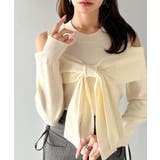 アイボリー | 【mily bilet】カジュアルにもエレガントにも着こなせる万能アイテム。リボ… | Classical Elf