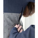 清楚見えする切り替え配色フレア袖ドッキングワンピース | Classical Elf | 詳細画像25