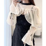 アイボリー | 【mily bilet】オケージョンにも使える◎チュールと花柄ブークレーの異素材… | Classical Elf 