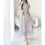 【mily bilet】夏を涼む相棒ワンピ♪水彩フラワーが上品。シアーフローラル… | Classical Elf  | 詳細画像8 