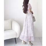 【mily bilet】夏を涼む相棒ワンピ♪水彩フラワーが上品。シアーフローラル… | Classical Elf  | 詳細画像9 