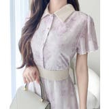 【mily bilet】夏を涼む相棒ワンピ♪水彩フラワーが上品。シアーフローラル… | Classical Elf  | 詳細画像11 