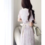 【mily bilet】夏を涼む相棒ワンピ♪水彩フラワーが上品。シアーフローラル… | Classical Elf  | 詳細画像12 