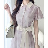 【mily bilet】夏を涼む相棒ワンピ♪水彩フラワーが上品。シアーフローラル… | Classical Elf  | 詳細画像13 