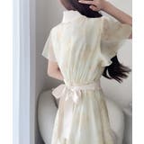 【mily bilet】夏を涼む相棒ワンピ♪水彩フラワーが上品。シアーフローラル… | Classical Elf  | 詳細画像17 