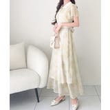 【mily bilet】夏を涼む相棒ワンピ♪水彩フラワーが上品。シアーフローラル… | Classical Elf  | 詳細画像18 