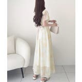 【mily bilet】夏を涼む相棒ワンピ♪水彩フラワーが上品。シアーフローラル… | Classical Elf  | 詳細画像20 