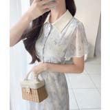 【mily bilet】夏を涼む相棒ワンピ♪水彩フラワーが上品。シアーフローラル… | Classical Elf  | 詳細画像2 