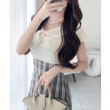 【mily bilet】ツイスト襟で小顔見え。カシュクールドッキングワンピース … | Classical Elf | 詳細画像13