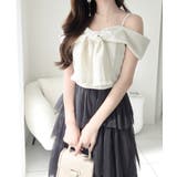 【mily bilet】一枚に大人可愛いを凝縮。リボンデザイントップス×チュール… | Classical Elf | 詳細画像8