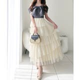 【mily bilet】一枚に大人可愛いを凝縮。リボンデザイントップス×チュール… | Classical Elf | 詳細画像10