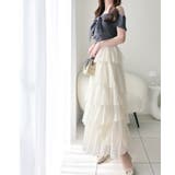 【mily bilet】一枚に大人可愛いを凝縮。リボンデザイントップス×チュール… | Classical Elf | 詳細画像17