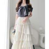 【mily bilet】一枚に大人可愛いを凝縮。リボンデザイントップス×チュール… | Classical Elf | 詳細画像20