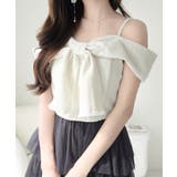 【mily bilet】一枚に大人可愛いを凝縮。リボンデザイントップス×チュール… | Classical Elf | 詳細画像1