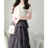 【mily bilet】一枚に大人可愛いを凝縮。リボンデザイントップス×チュール… | Classical Elf | 詳細画像5