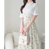 【mily bilet】“似合うね”がもらえる、愛されシルエット。無地シャツ×花… | Classical Elf  | 詳細画像9 