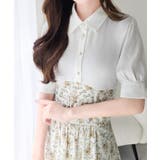 【mily bilet】“似合うね”がもらえる、愛されシルエット。無地シャツ×花… | Classical Elf  | 詳細画像2 