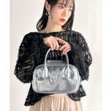 ヘビロテしたい主役級バッグ。エナメルライクエコレザーエンブレムミニボストンバッグ… | Classical Elf  | 詳細画像9 