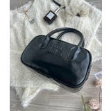 ヘビロテしたい主役級バッグ。エナメルライクエコレザーエンブレムミニボストンバッグ… | Classical Elf  | 詳細画像16 