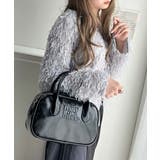 ヘビロテしたい主役級バッグ。エナメルライクエコレザーエンブレムミニボストンバッグ… | Classical Elf  | 詳細画像1 