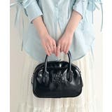 ヘビロテしたい主役級バッグ。エナメルライクエコレザーエンブレムミニボストンバッグ… | Classical Elf  | 詳細画像5 