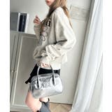 ヘビロテしたい主役級バッグ。エナメルライクエコレザーエンブレムミニボストンバッグ… | Classical Elf  | 詳細画像6 