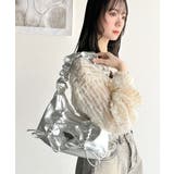 見た目以上の収納力。クラッキングエナメル2WAYドロストハンドルリボンデザインハ… | Classical Elf | 詳細画像1