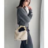 ふんわり華やぎのアイテム。ロゴプレート使いボリュームファーバッグ | Classical Elf  | 詳細画像8 