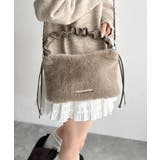 ふんわり華やぎのアイテム。ロゴプレート使いボリュームファーバッグ | Classical Elf  | 詳細画像27 