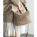 ふんわり華やぎのアイテム。ロゴプレート使いボリュームファーバッグ | Classical Elf  | 詳細画像28 