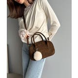 甘い見た目で実力派♪エンボスロゴスウェードライクミニボストンバッグ | Classical Elf | 詳細画像22