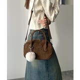 甘い見た目で実力派♪エンボスロゴスウェードライクミニボストンバッグ | Classical Elf | 詳細画像27